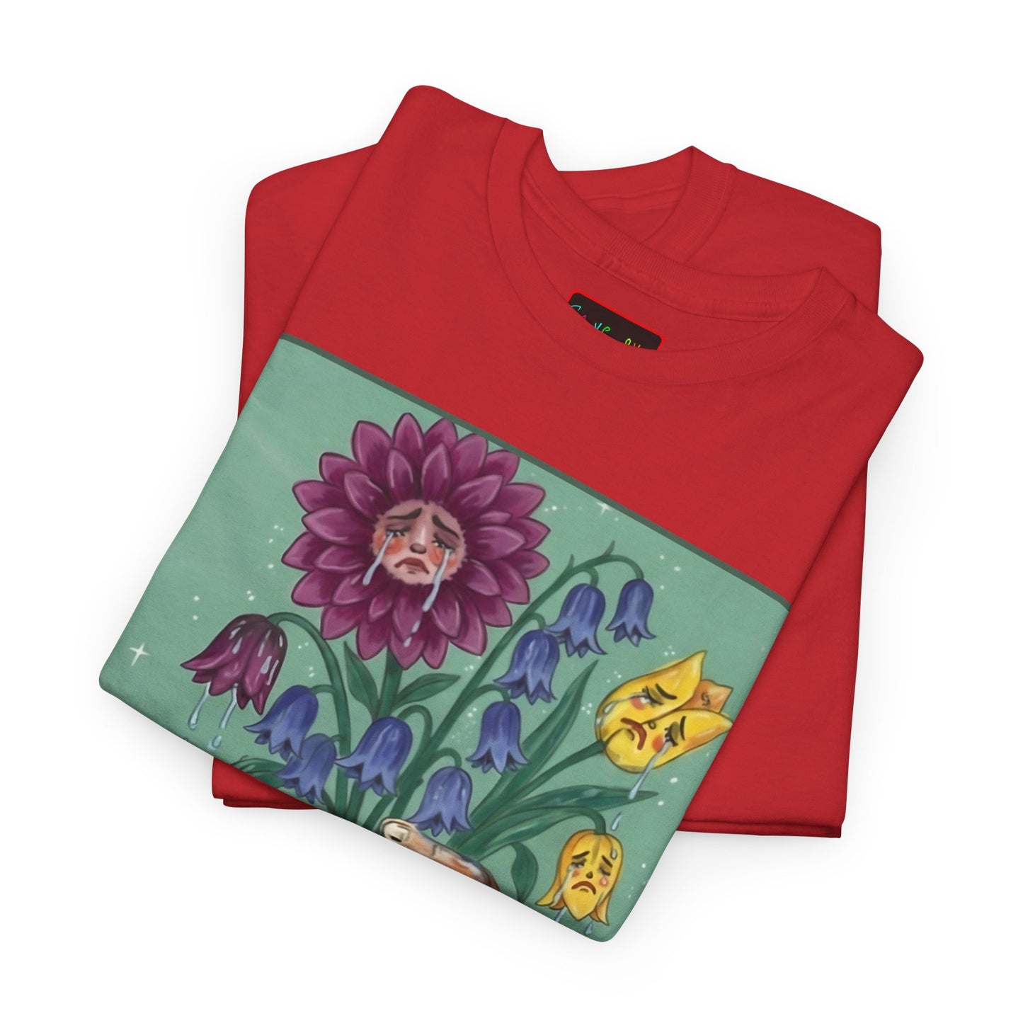 Faithful Flowers V SOC Heavy Cotton Tee