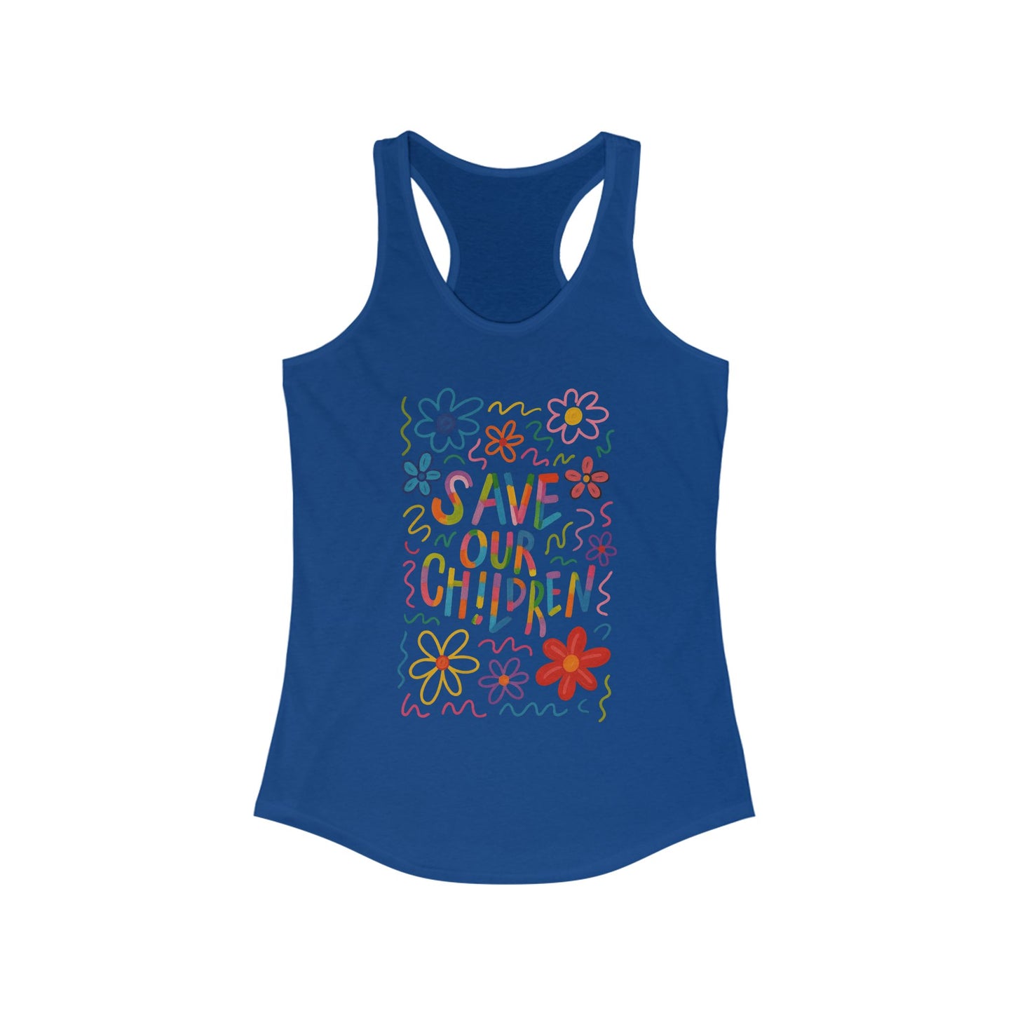 Simple Stand SOC Racerback Tank