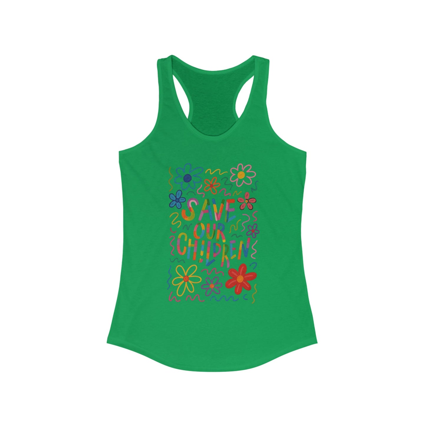 Simple Stand SOC Racerback Tank