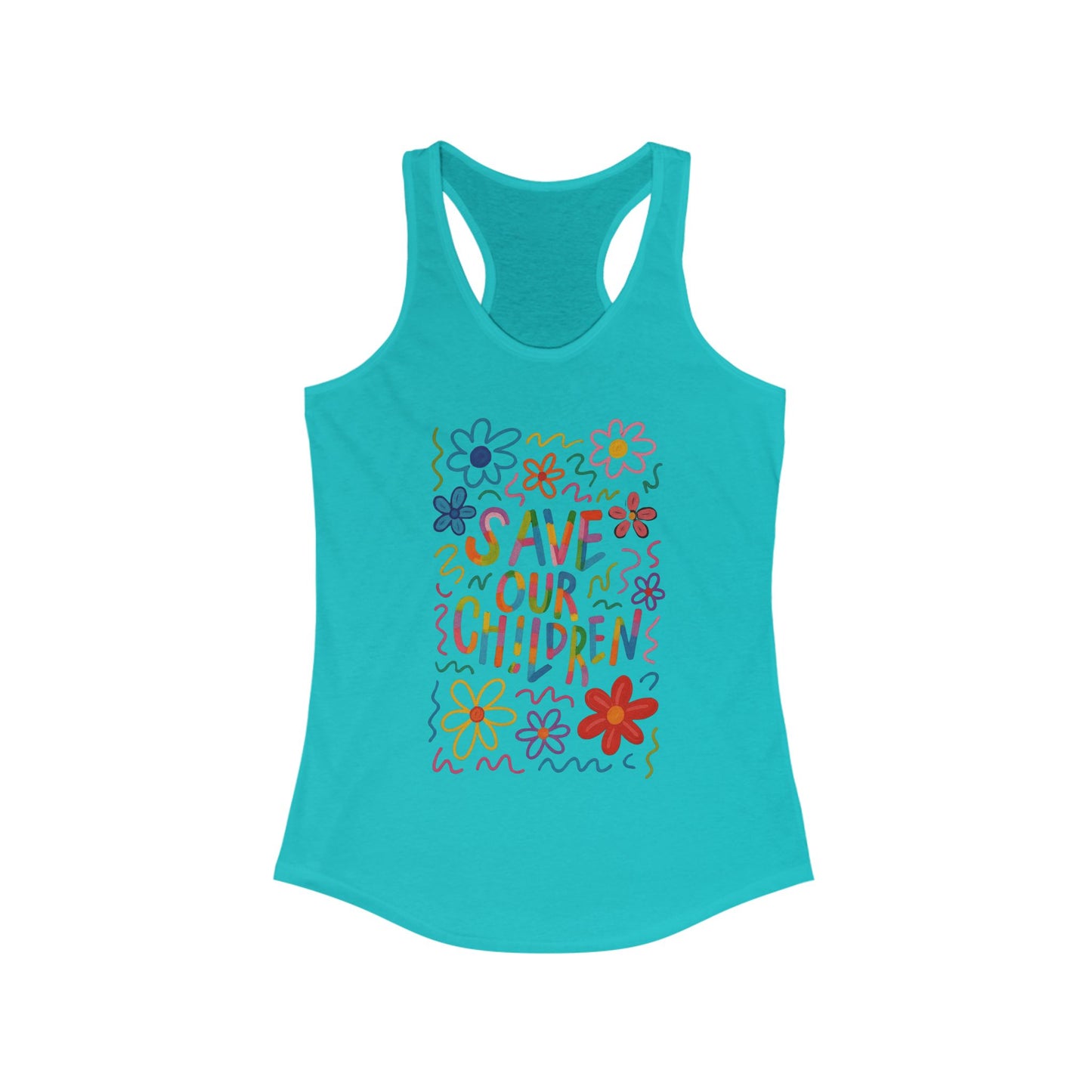 Simple Stand SOC Racerback Tank