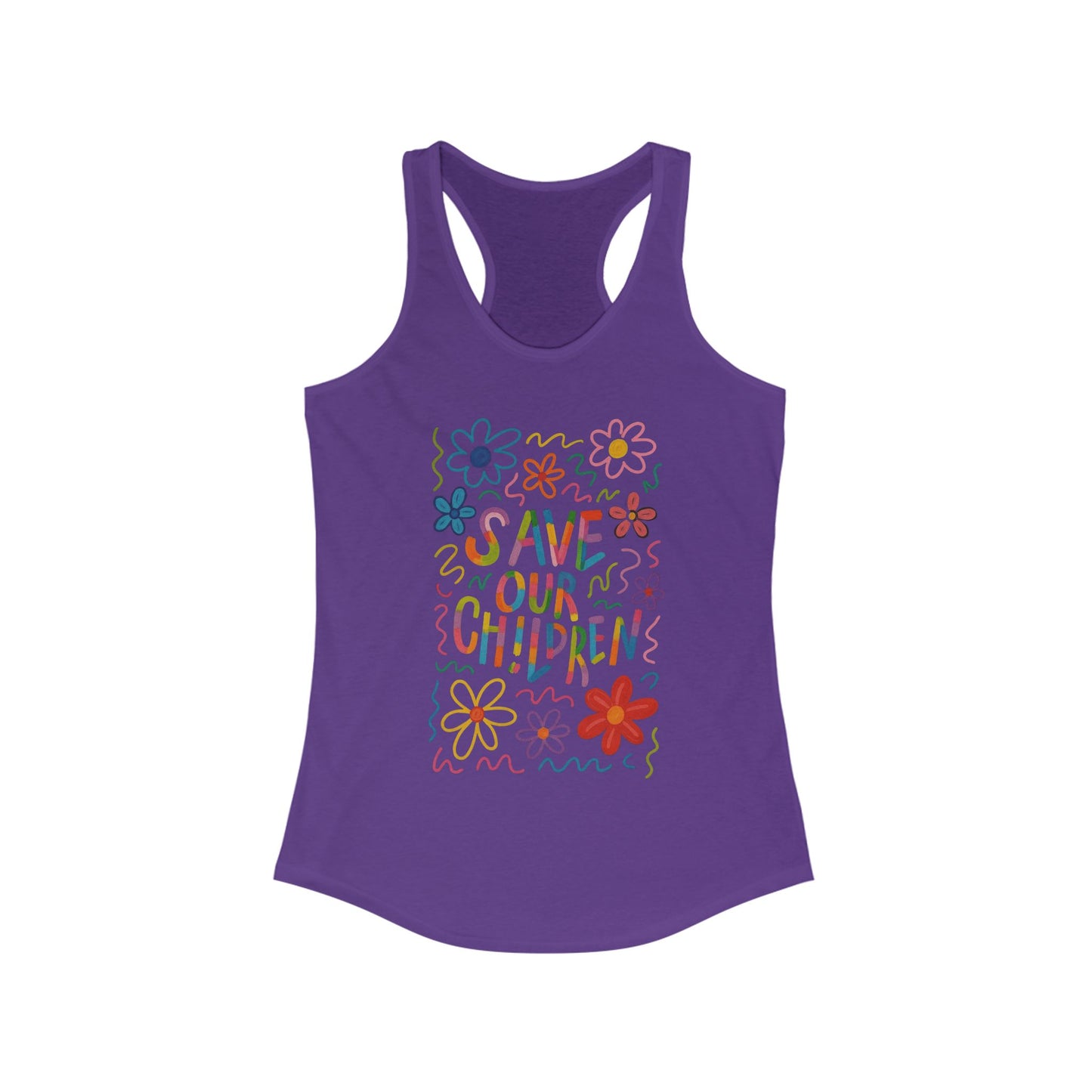 Simple Stand SOC Racerback Tank