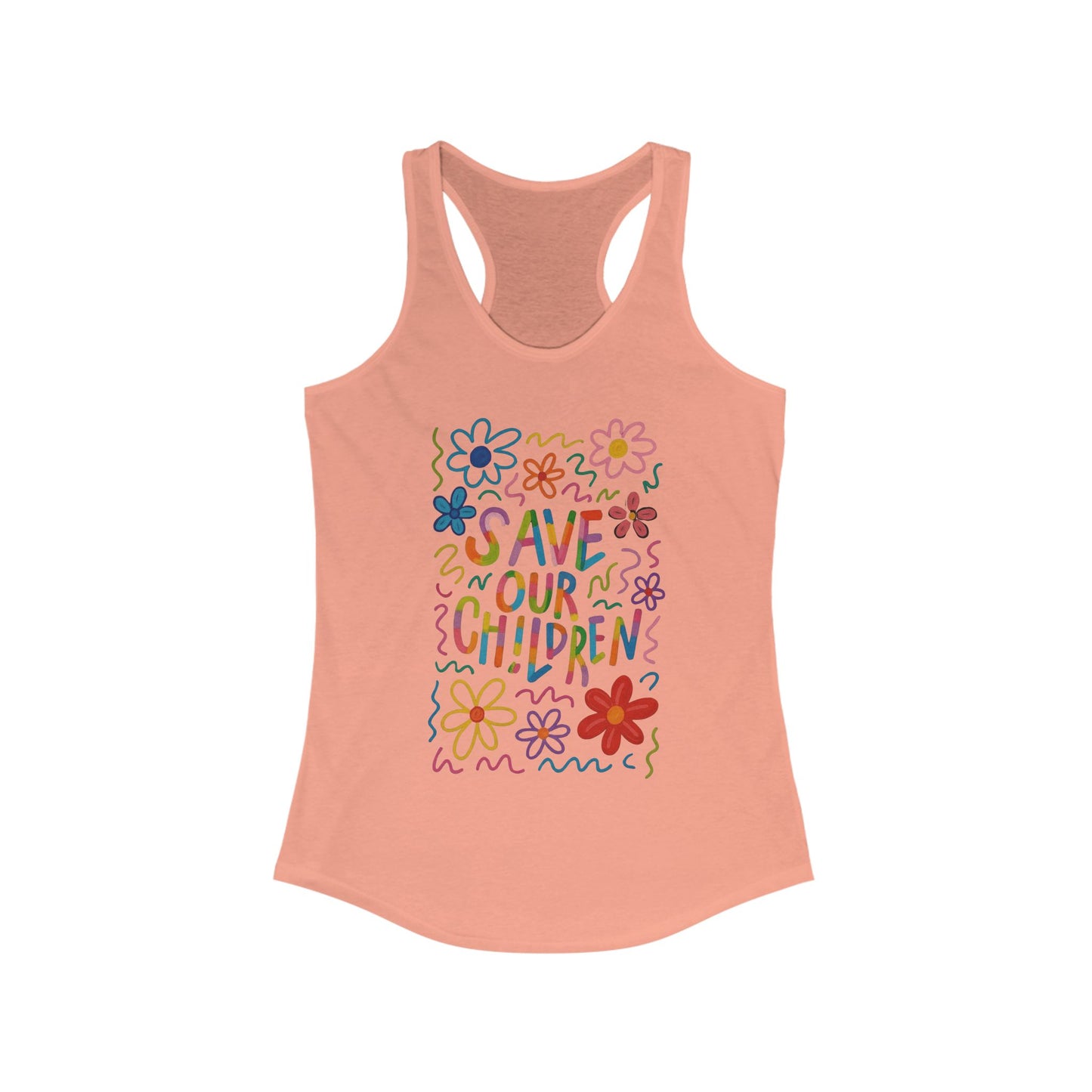 Simple Stand SOC Racerback Tank
