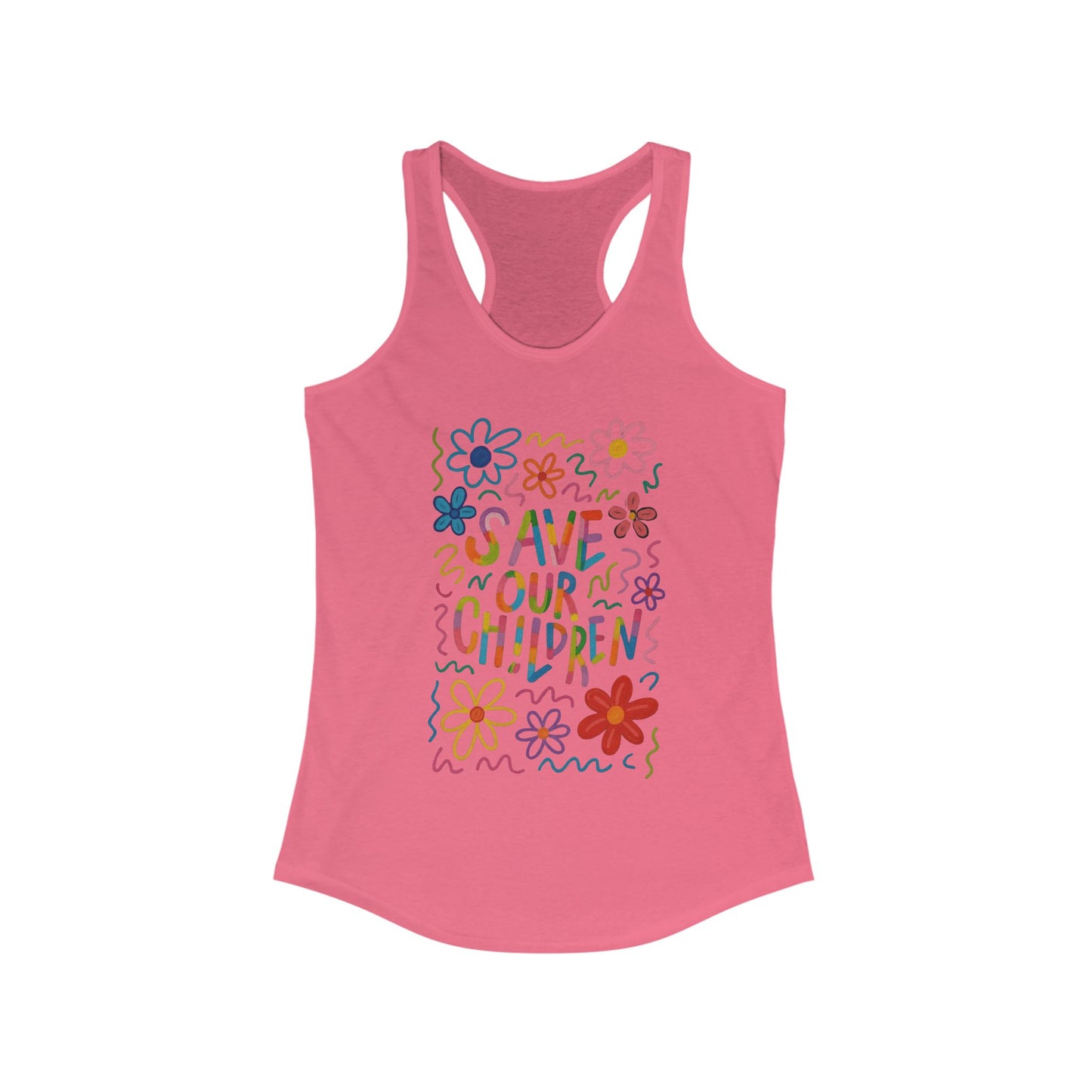 Simple Stand SOC Racerback Tank