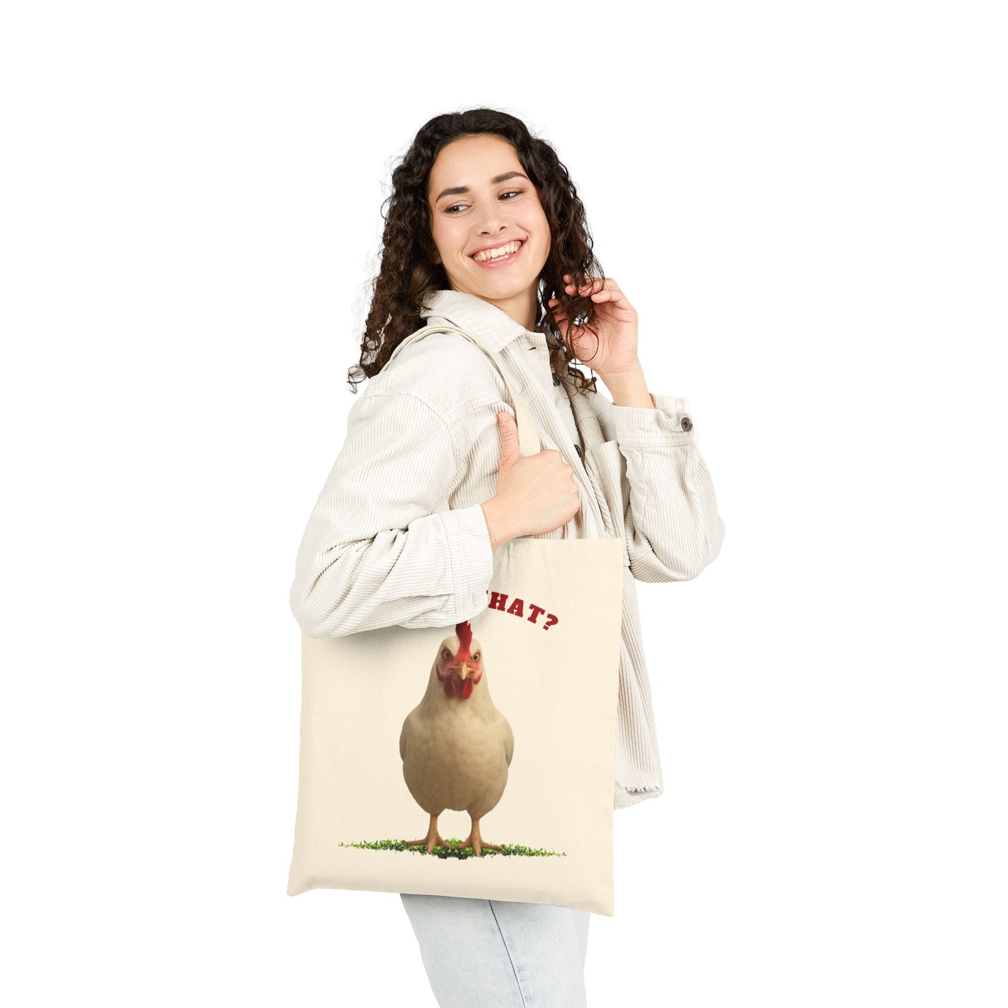 Rude Chicken 100% Cotton Tote Bag