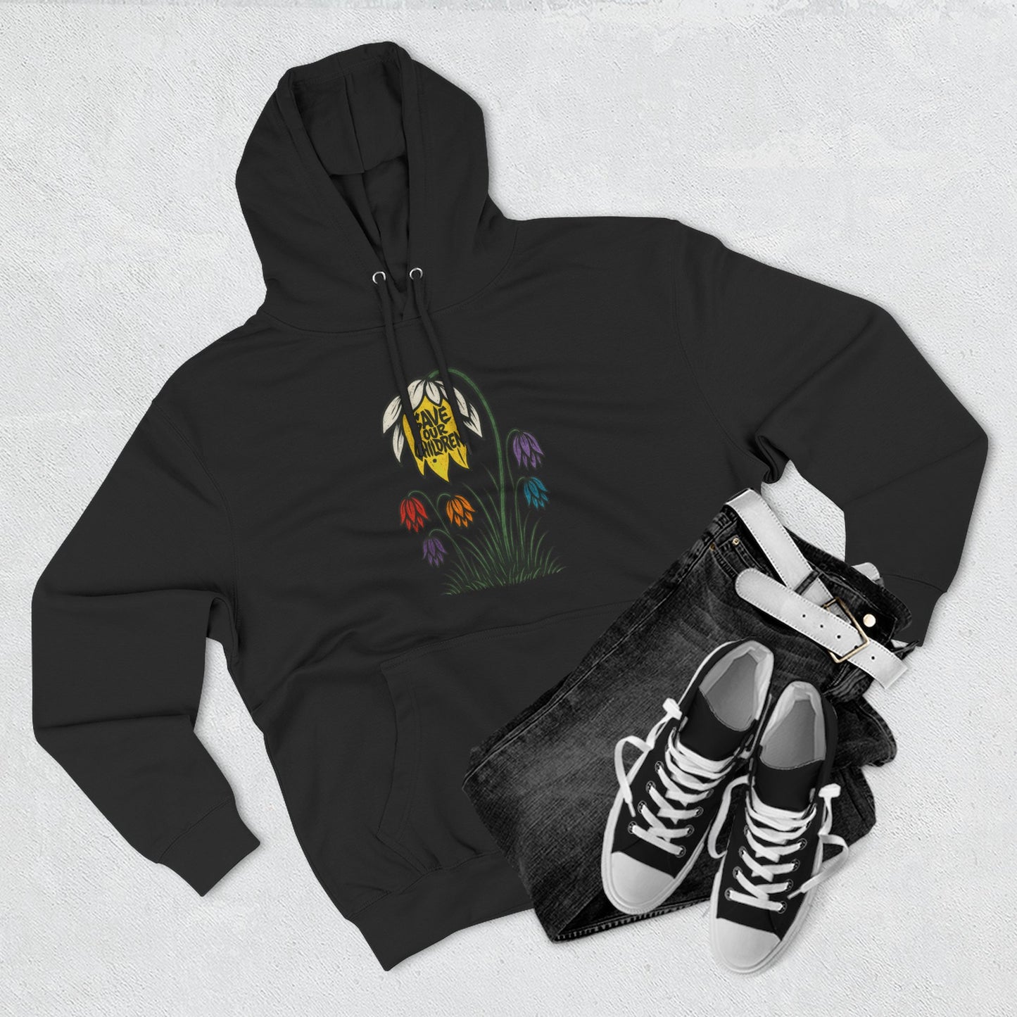 SOC Floral Fleece Hoodie