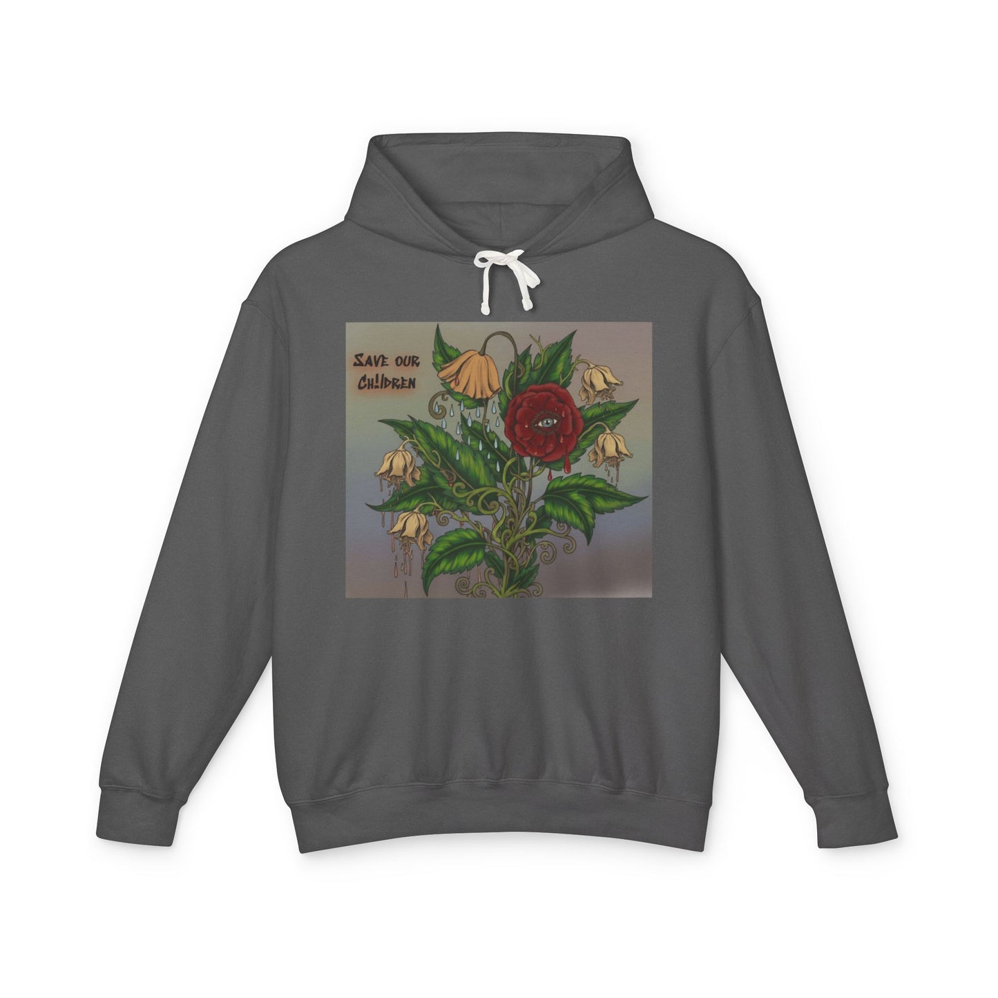 Faithful Flowers - SOC Lightweight Hooded Sweatshirt (no kangaroo pocket)