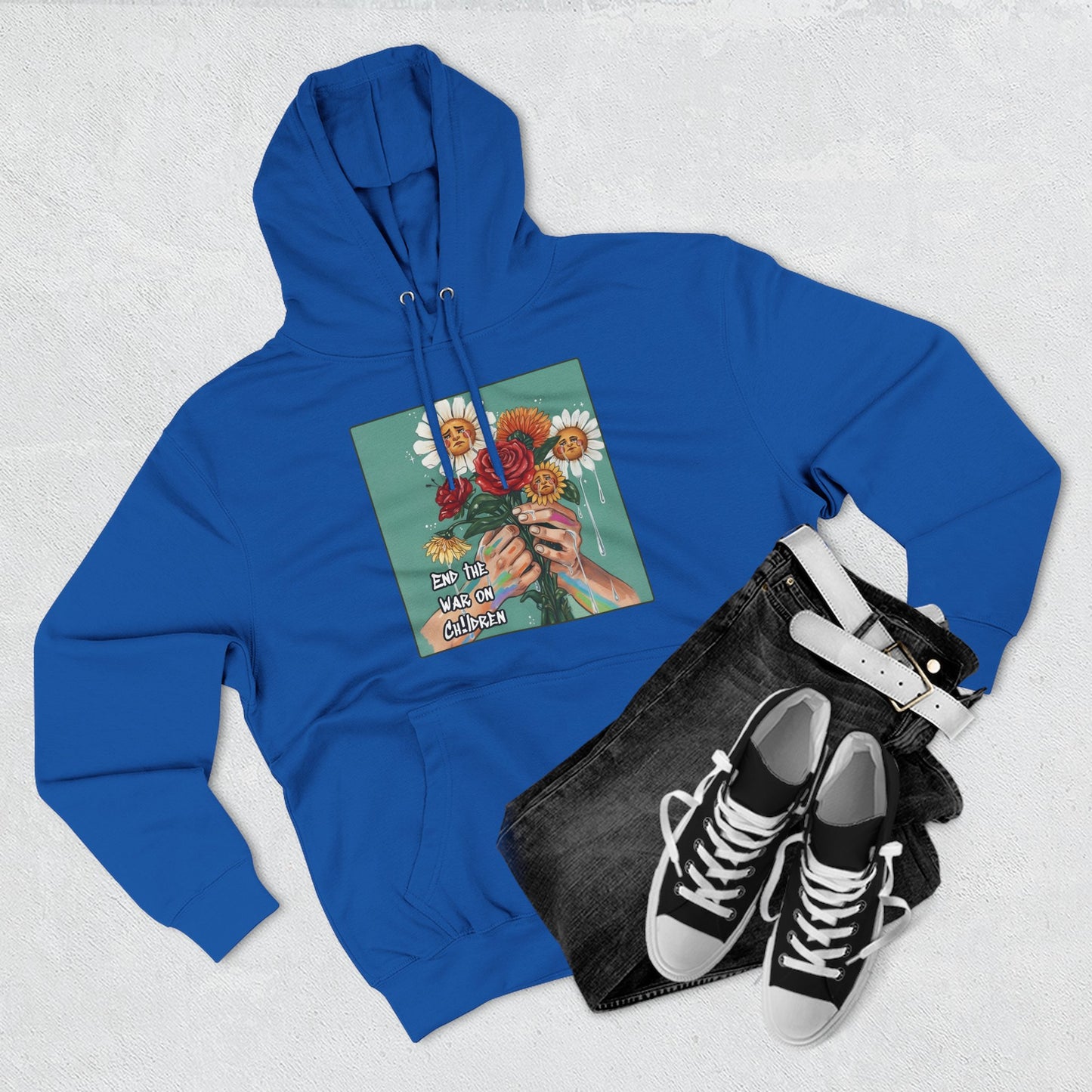 Faithful Flowers SOC Fleece Hoodie