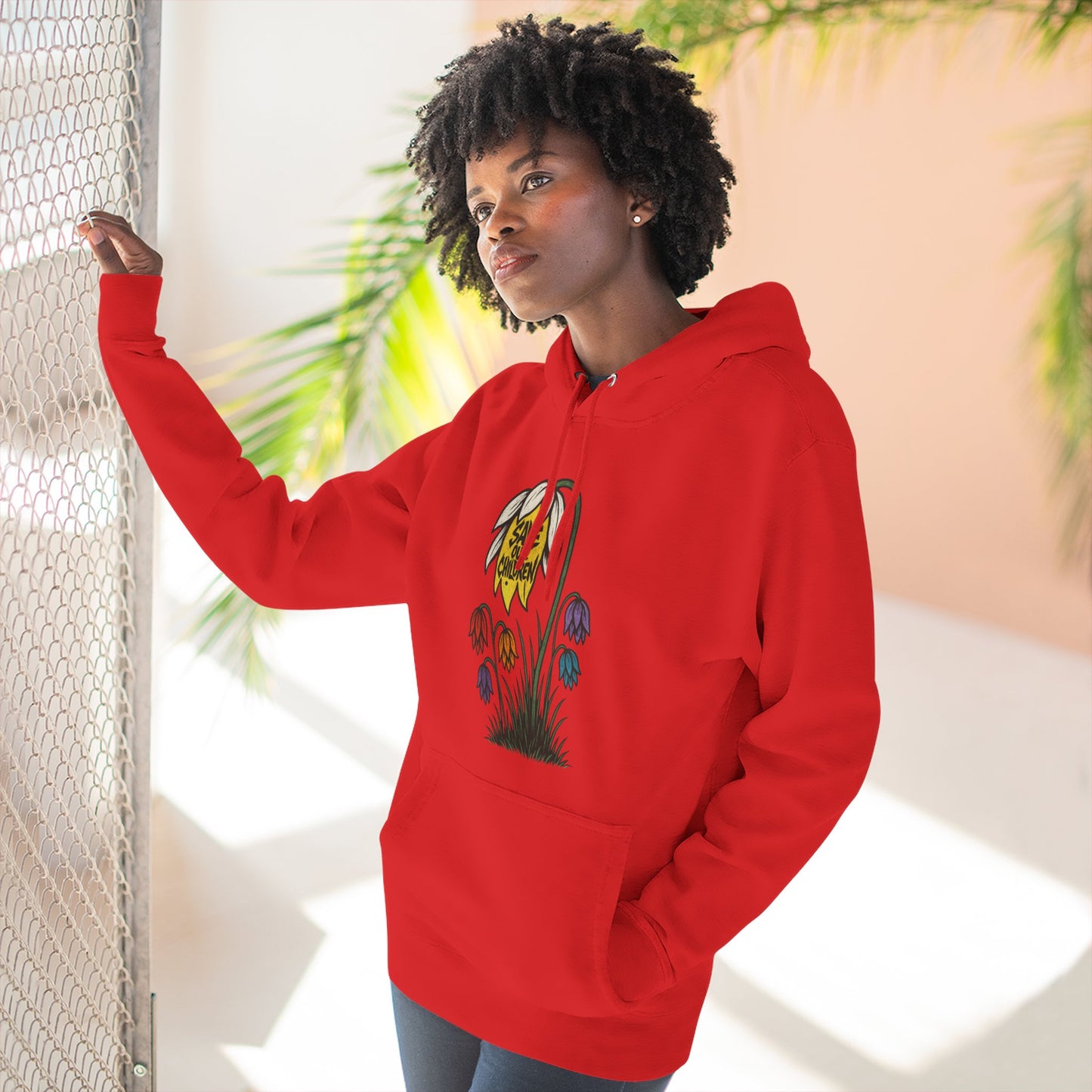 SOC Floral Fleece Hoodie