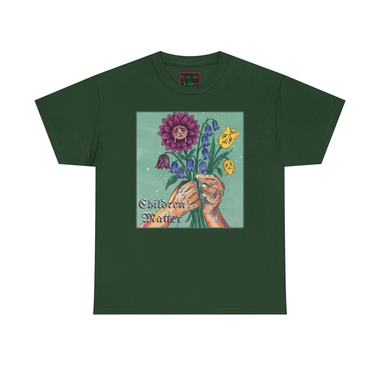 Faithful Flowers V SOC Heavy Cotton Tee