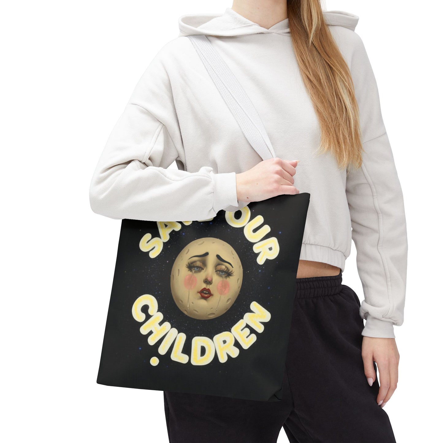 Madam Moon Canvas Tote Bag