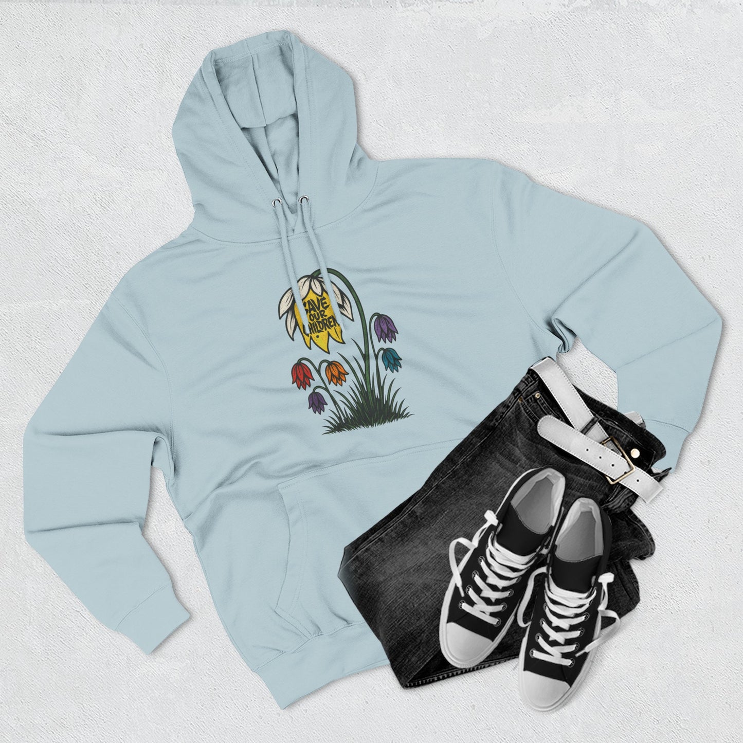 SOC Floral Fleece Hoodie