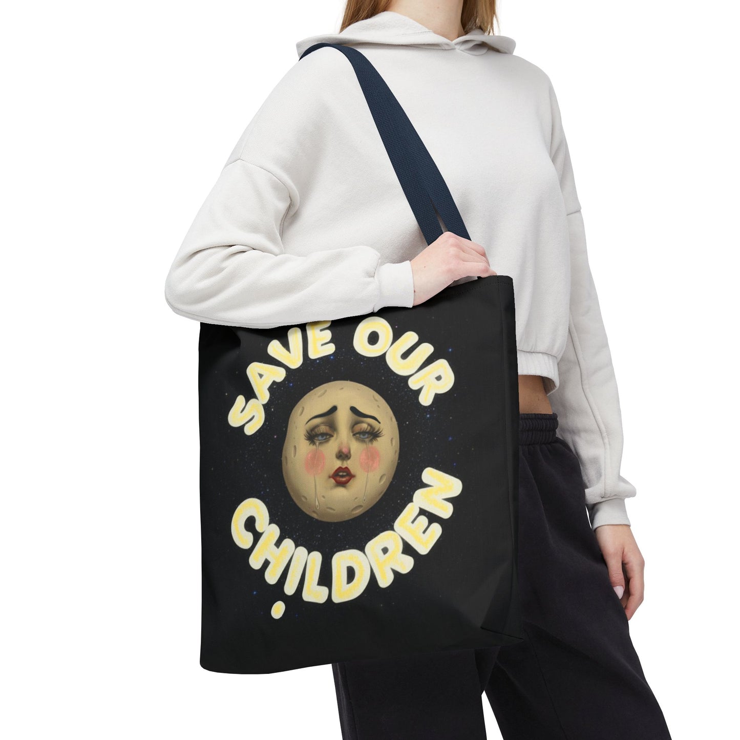 Madam Moon Canvas Tote Bag