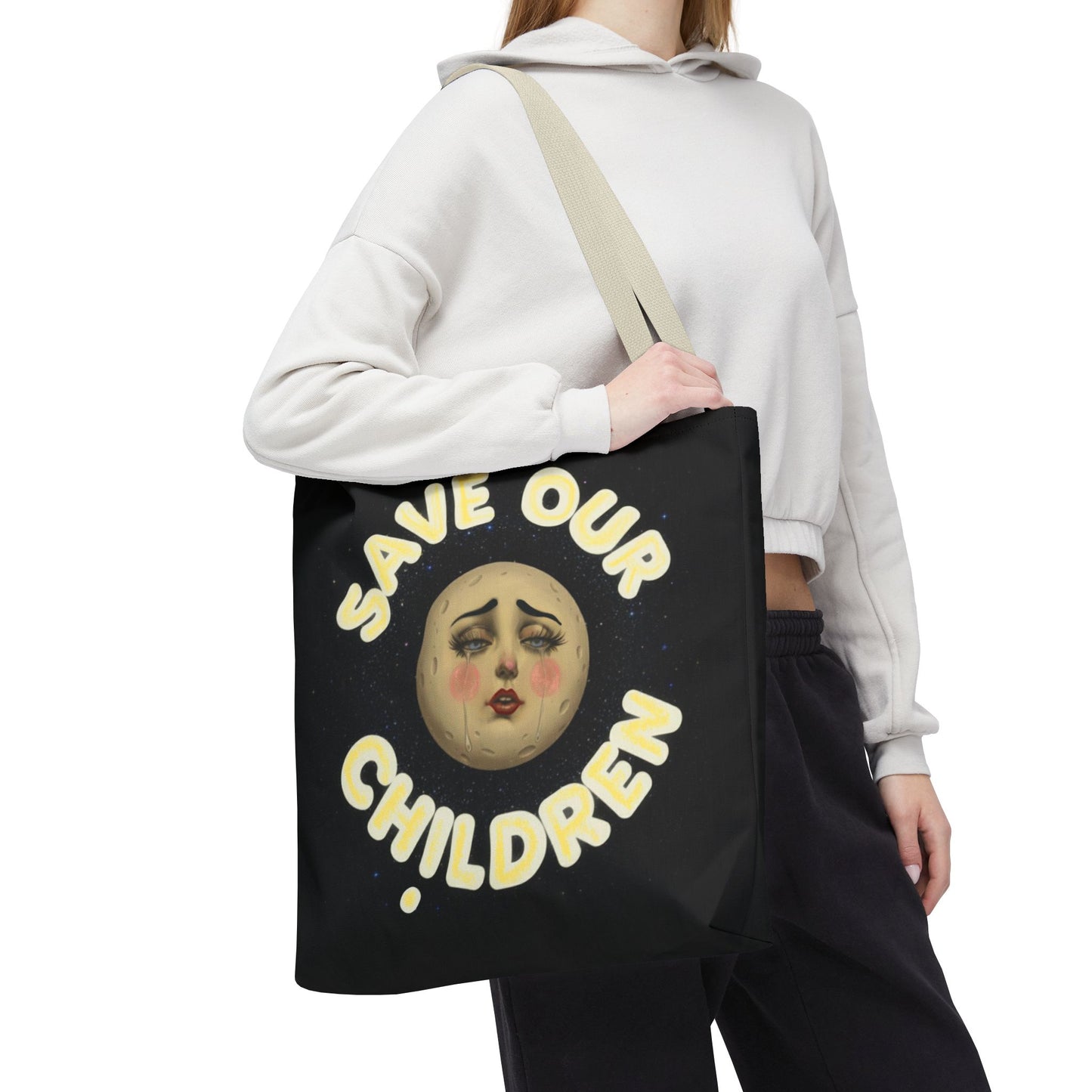Madam Moon Canvas Tote Bag