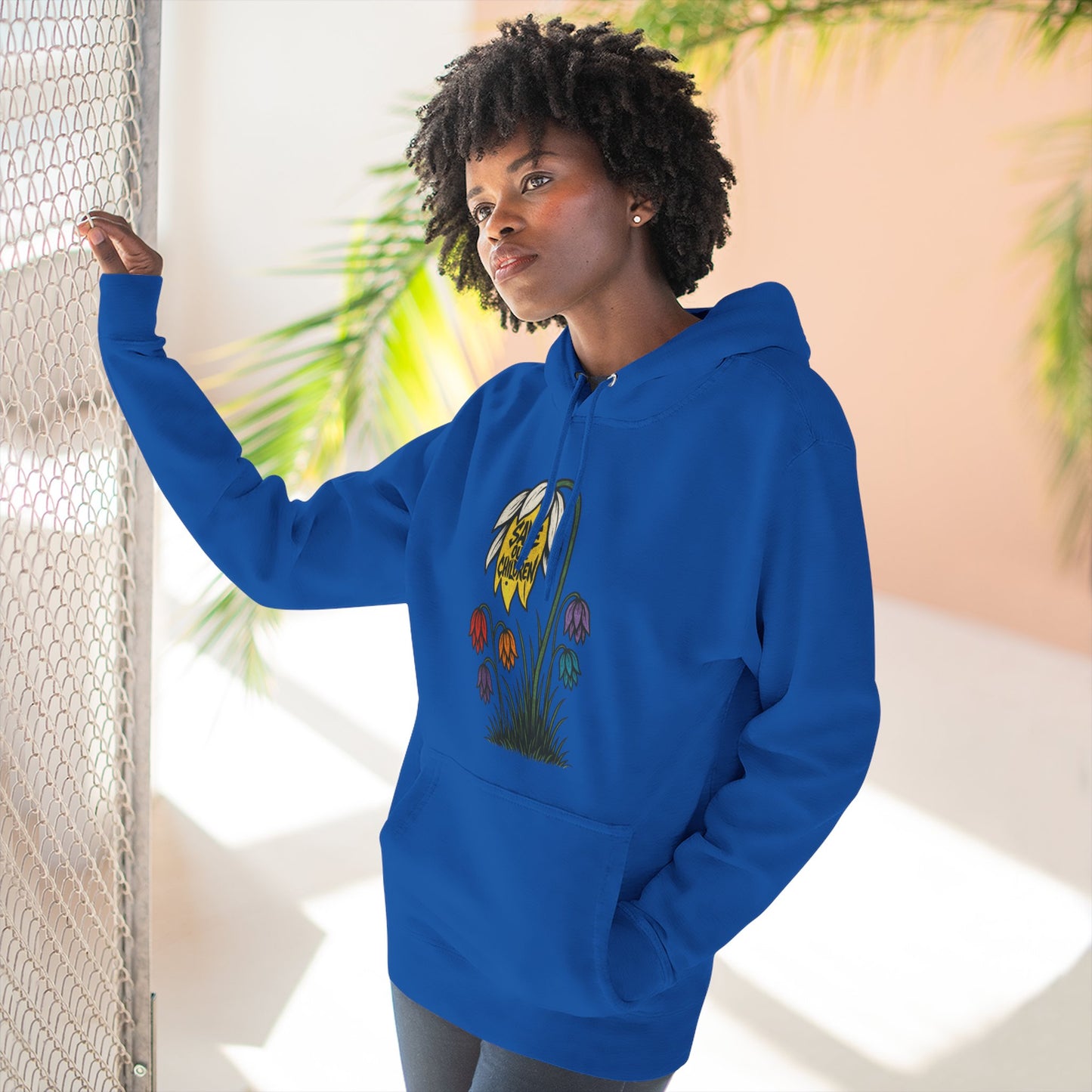 SOC Floral Fleece Hoodie