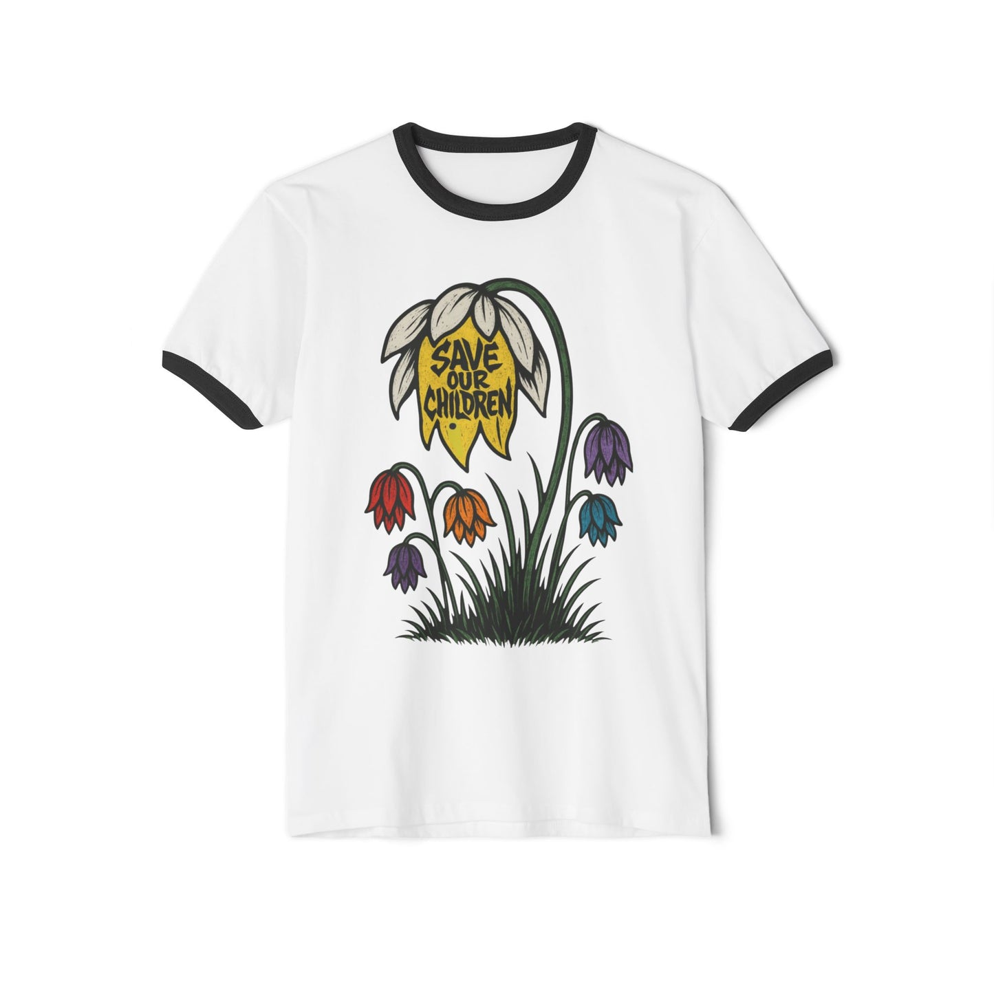 Save Our Ch!ldren Ringer T-Shirt
