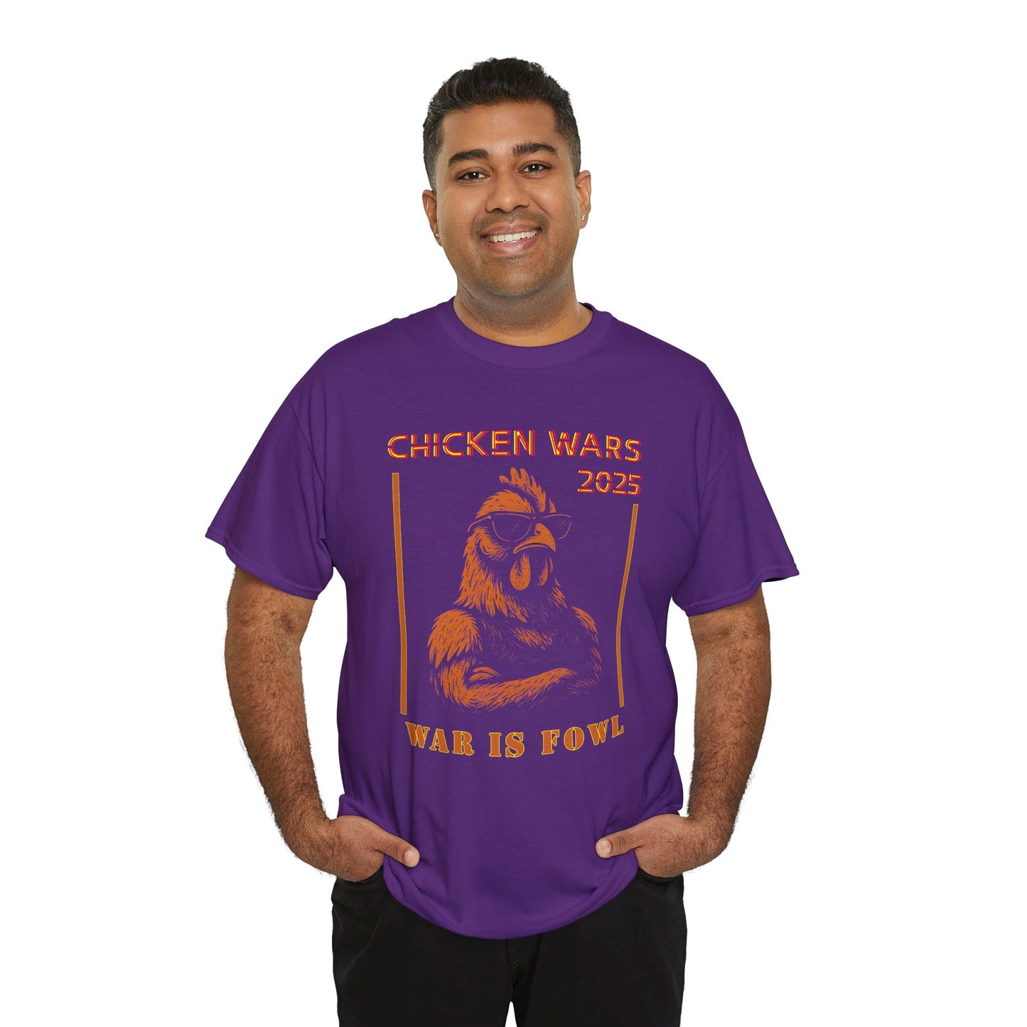 Chicken Wars 2025; Gildan Heavy Cotton Tee [unisex]