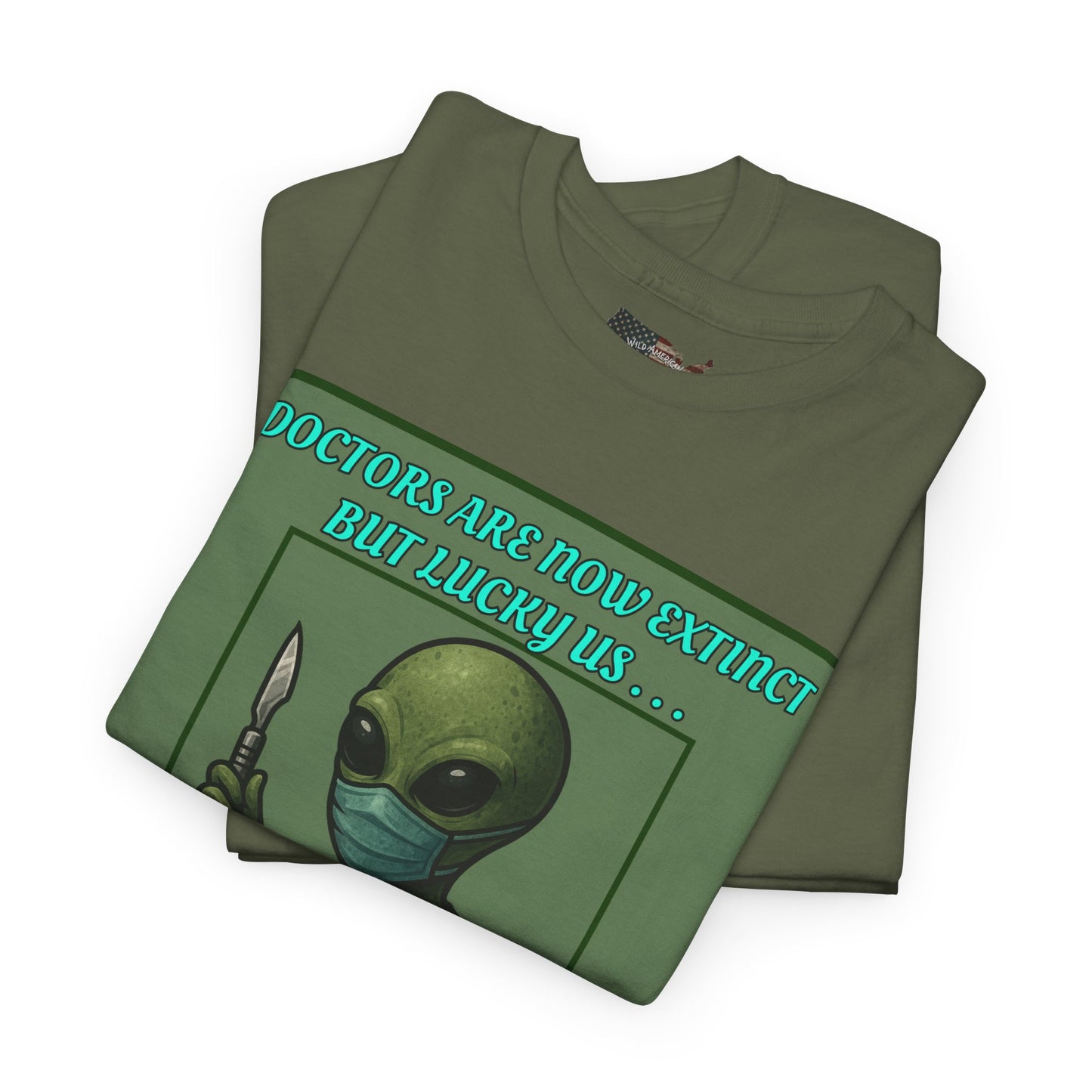 Aliens Against Big Pharma, Gildan Heavy Cotton [unisex]