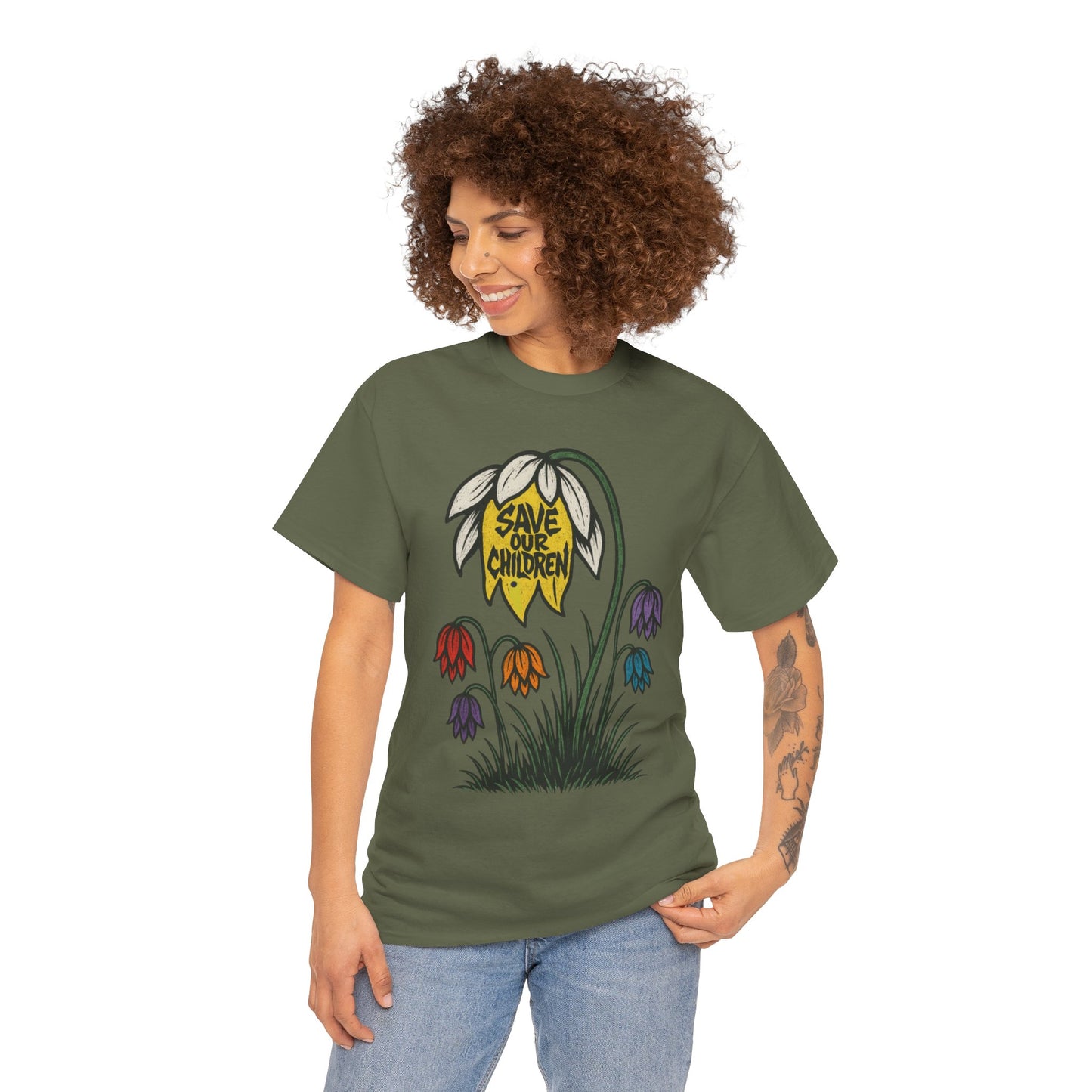 Save Our Ch!ldren Tee; Gildan Heavy Cotton [uni]
