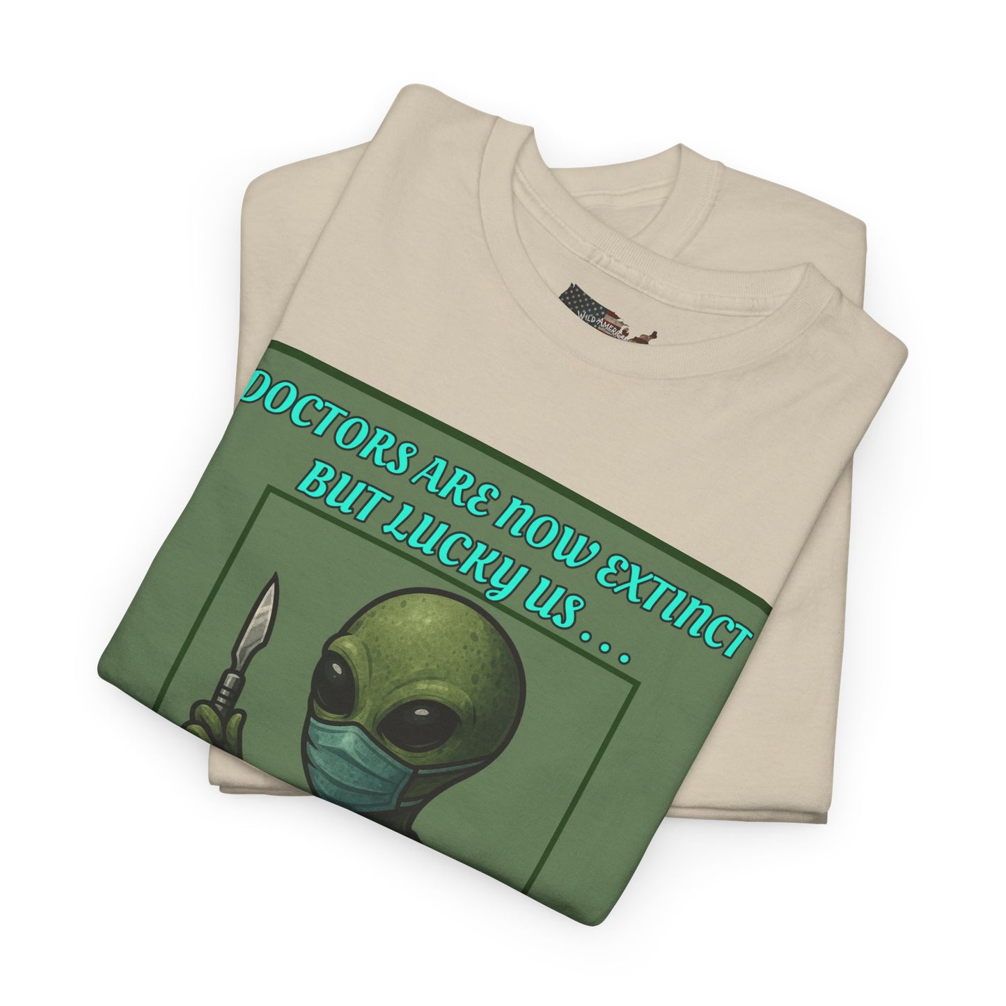 Aliens Against Big Pharma, Gildan Heavy Cotton [unisex]