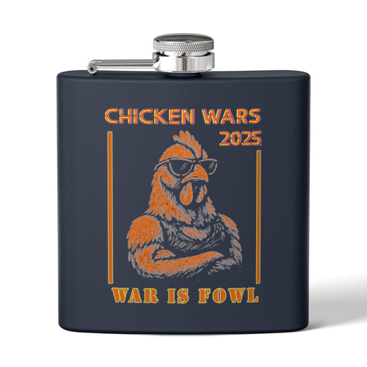 Chicken Wars Stainless Steel Flask
