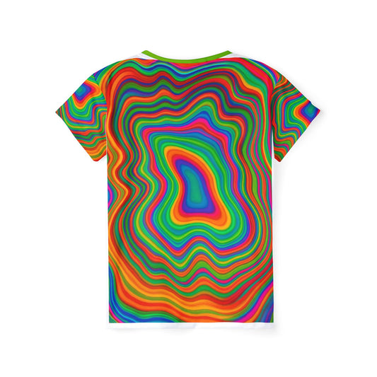 Vibrant Women's Sports Jersey - Save Our Children, Athletic Tee, AOP Top
