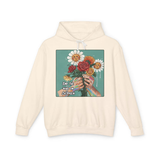 Faithful Flowers - SOC Lightweight Hooded Sweatshirt (no kangaroo pocket)