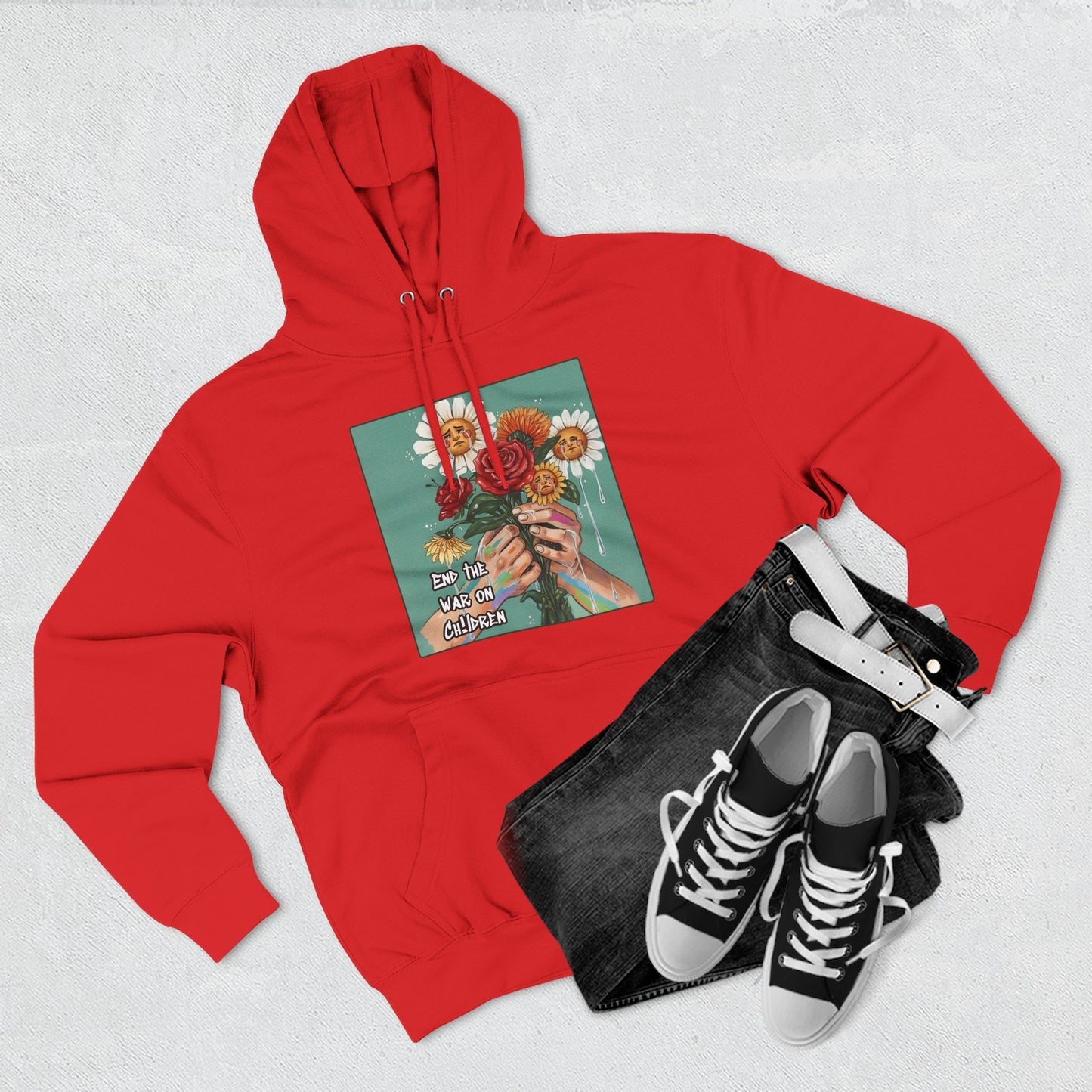 Faithful Flowers SOC Fleece Hoodie