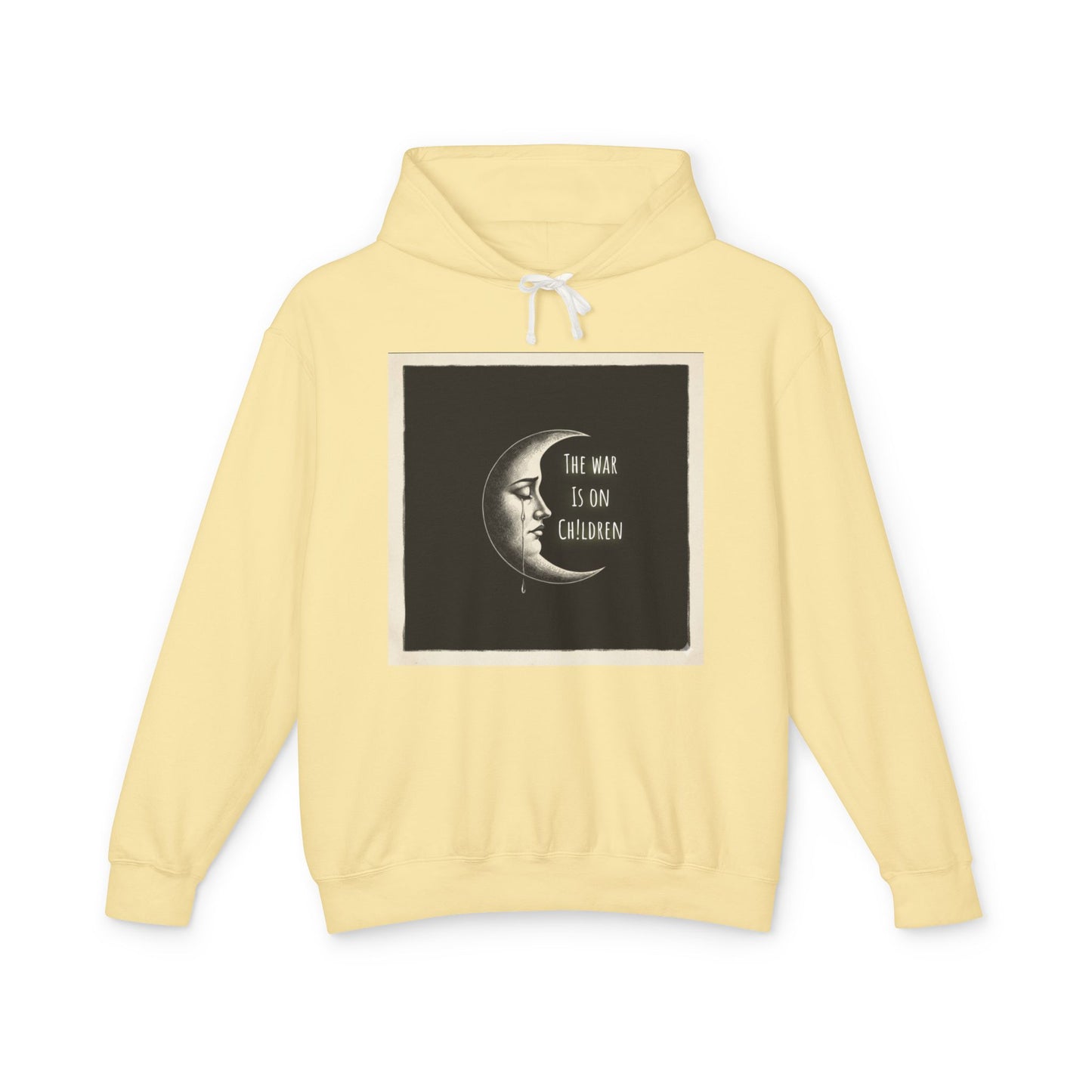 Waxing Moon - SOC Lightweight Hooded Sweatshirt (no kangaroo pocket)