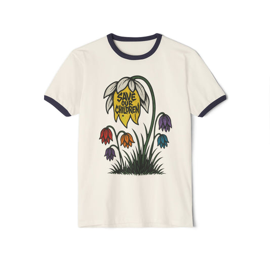Save Our Ch!ldren Ringer T-Shirt