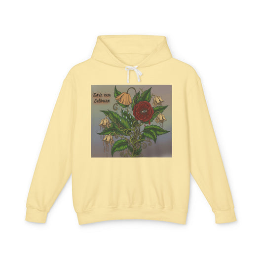 Faithful Flowers - SOC Lightweight Hooded Sweatshirt (no kangaroo pocket)