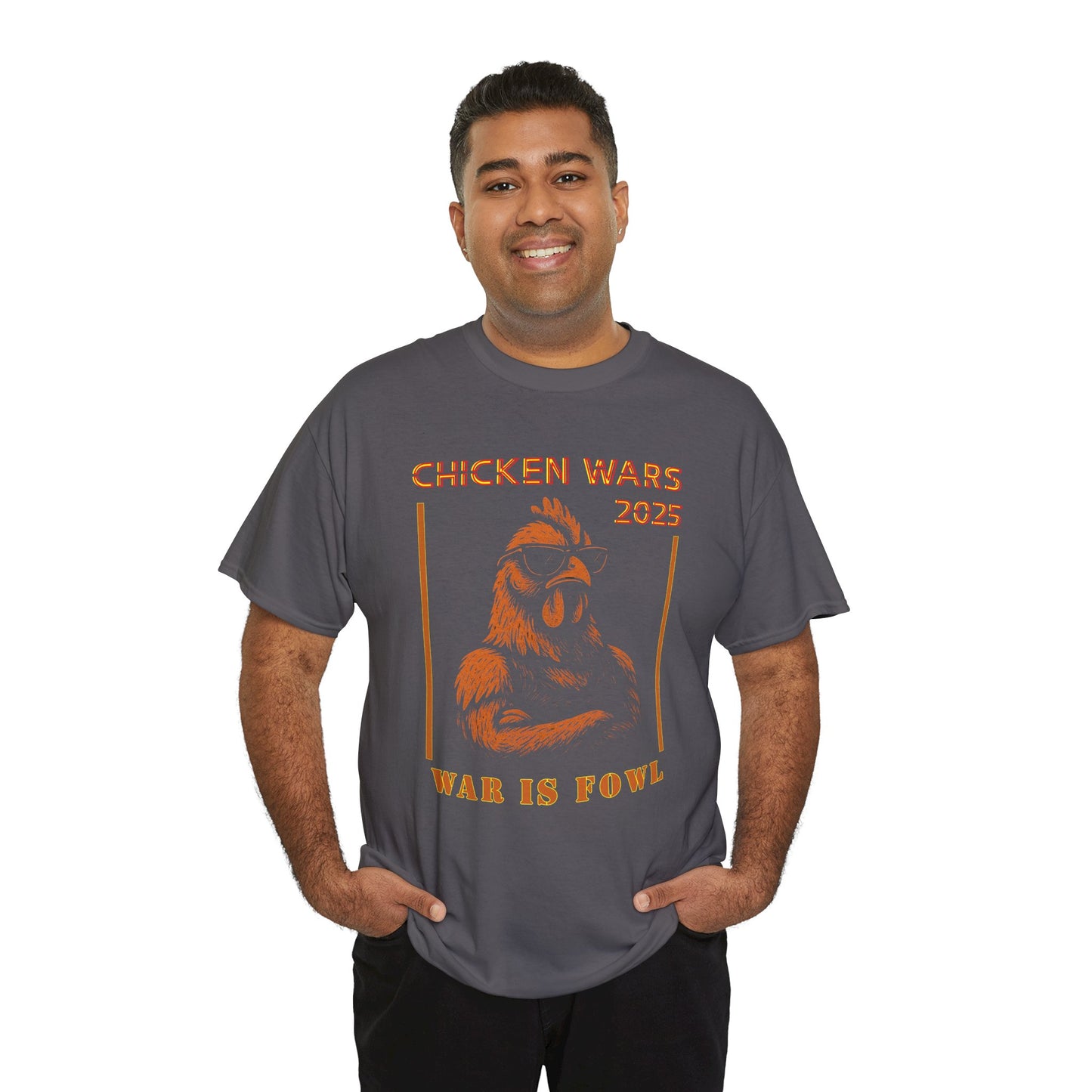 Chicken Wars 2025; Gildan Heavy Cotton Tee [unisex]