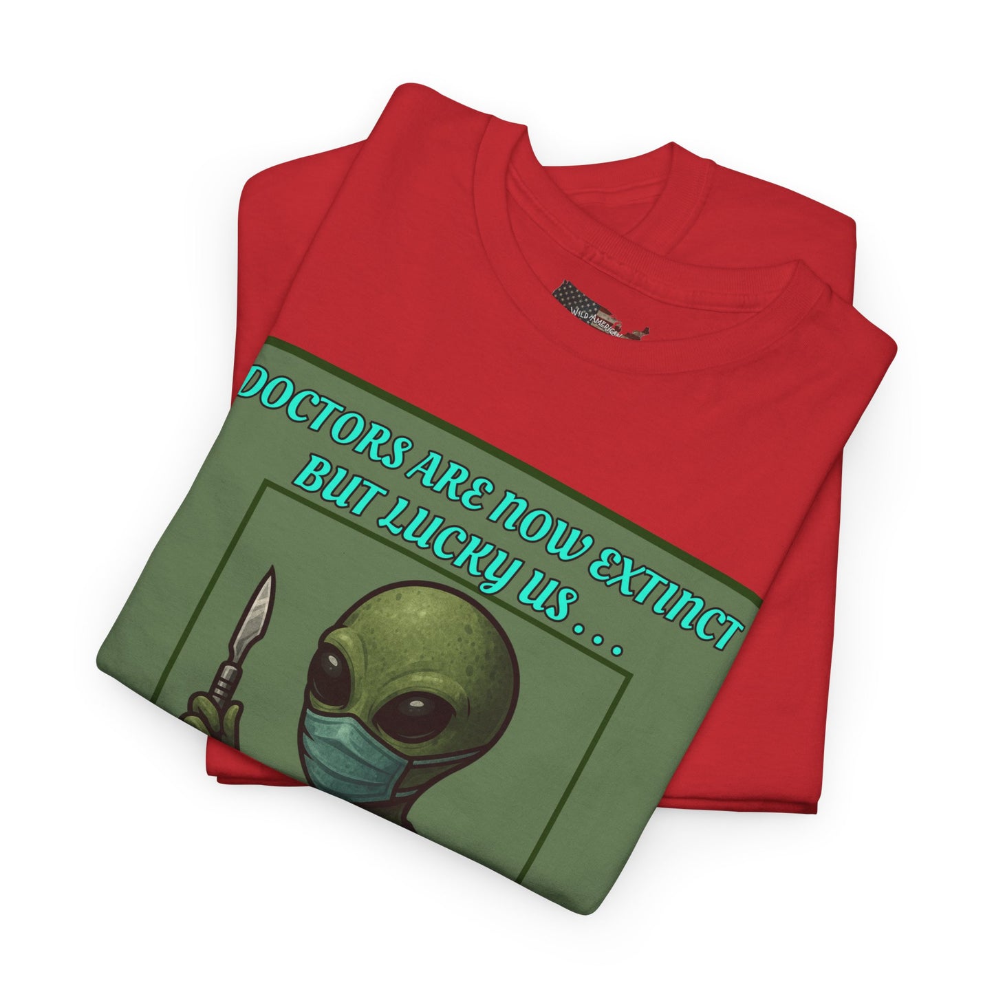 Aliens Against Big Pharma, Gildan Heavy Cotton [unisex]