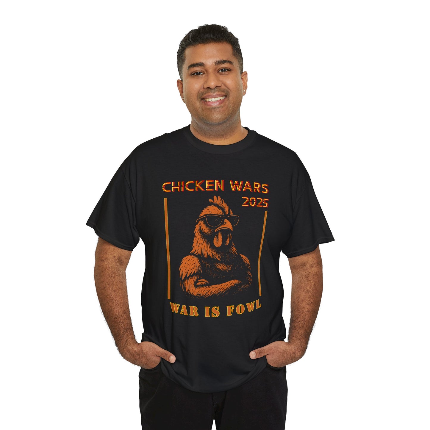 Chicken Wars 2025; Gildan Heavy Cotton Tee [unisex]