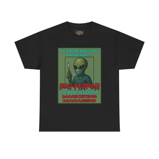 Aliens Against Big Pharma, Gildan Heavy Cotton [unisex]
